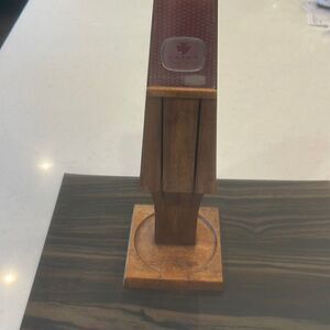 Flint stainless vanadium vintage knife holder, great for vintage kitchen, cabin.